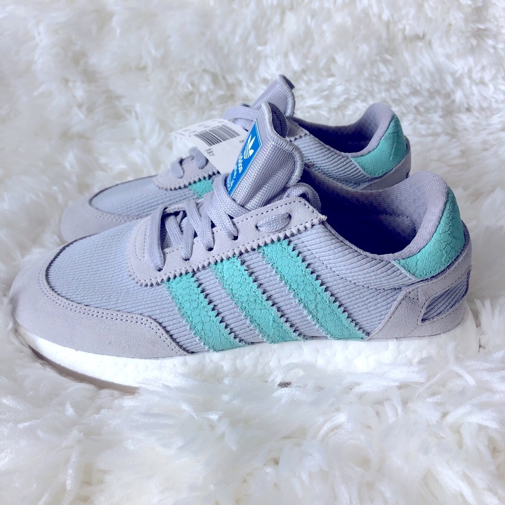 ADIDAS i-5923W ~ gray and mint green